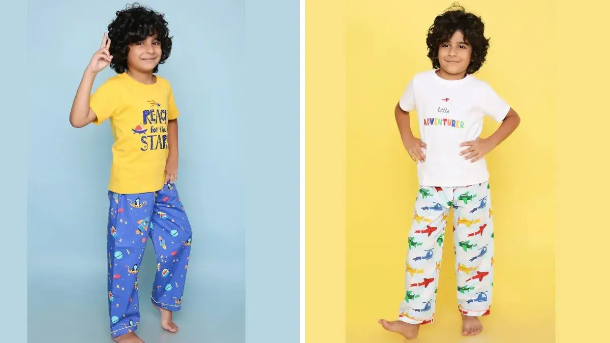 Pyjama and T-shirts Crop Tops for kids