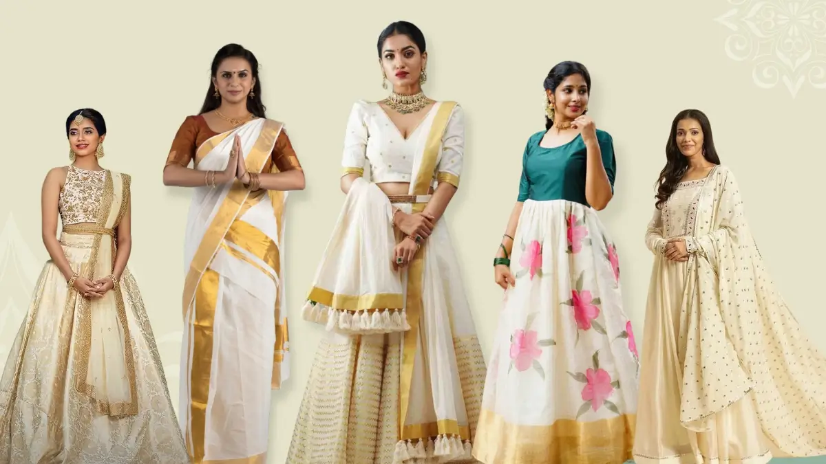 New trend onam dress best sale