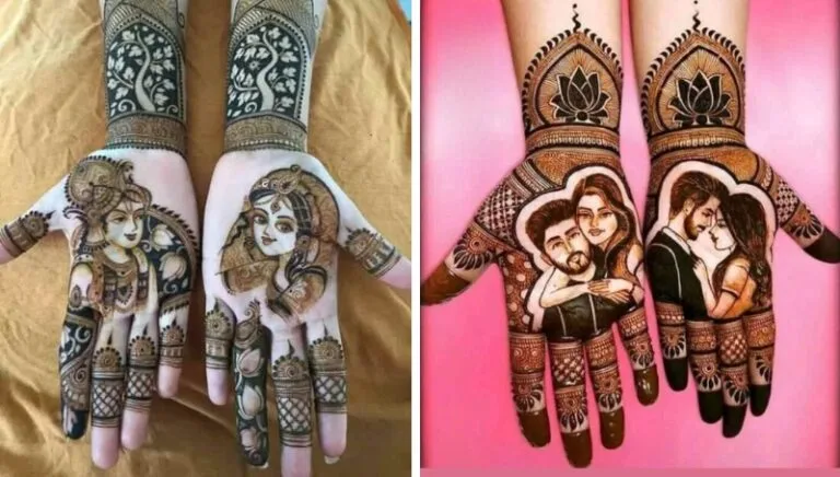 Portrait Mehendi Designs