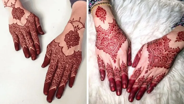  Radiant Red Mehendi Designs