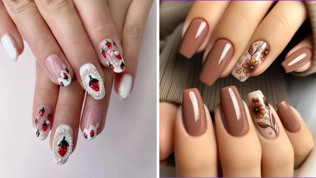 Mismatched Nail Art Design