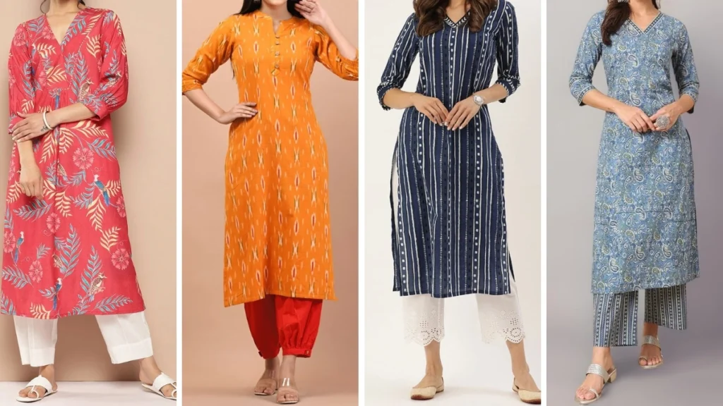 Types of Comfortable Kurtas for Women in Summer