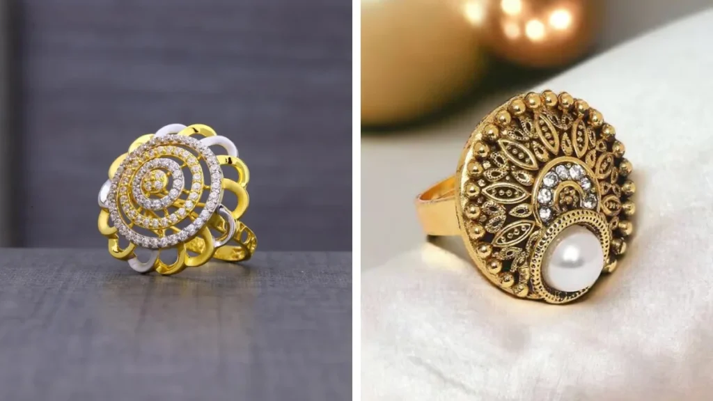 Gold Cocktail Rings